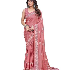 Elegant Malgudi Art Silk Saree with Blouse Material I Sarees For Woman