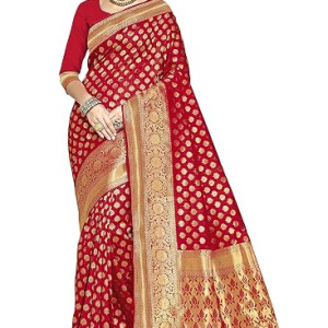 Women's Woven Pure Soft Kanjivaram Silk Saree