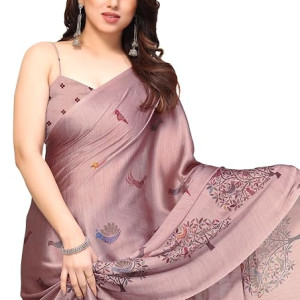Women Saree Chiffon Flower Print